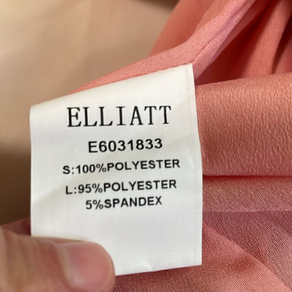 Elliatt Blush Pink Off-Shoulder Lace Midi Dress - Picture 7 of 7
